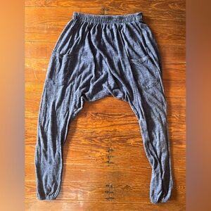 Free People Blue Harem Jogger Pants